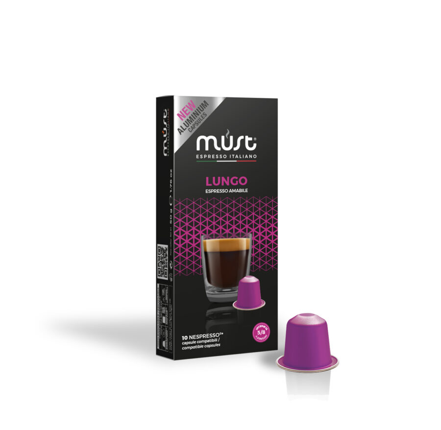 Lungo  10 compatible capsules - Must espresso