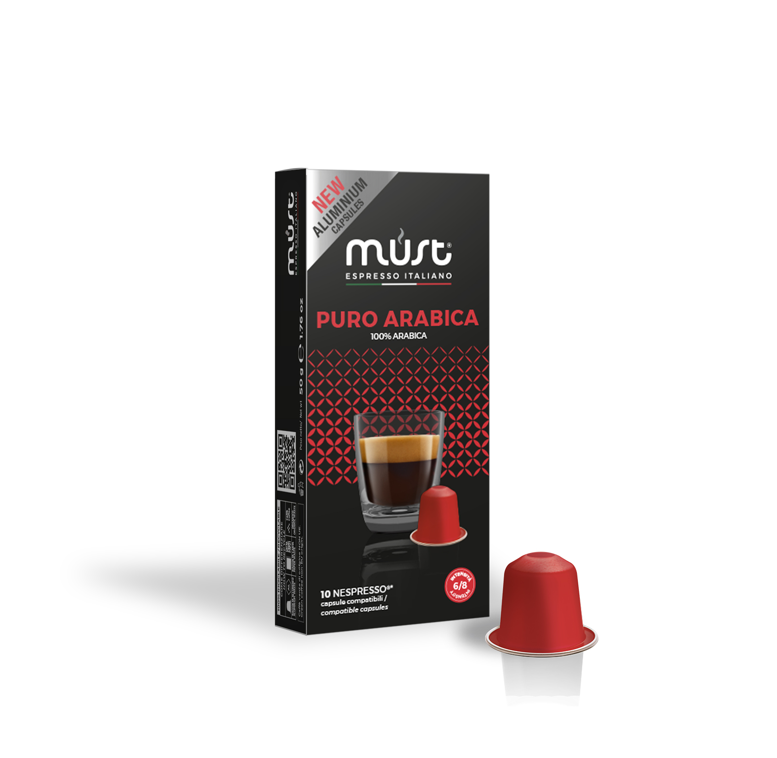 Café capsules Compatibles Nespresso Espresso 100% arabica